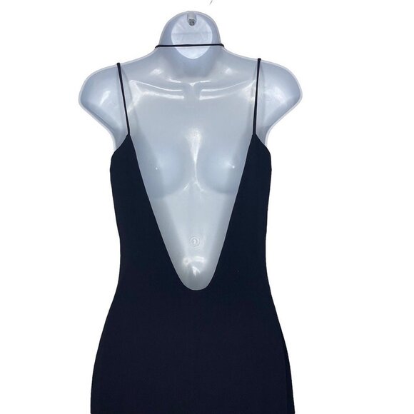 Olga Pastyrnak Womens Gown Dress Blue Backless Sleeveless Spaghetti Strap‎ 2 New - Picture 5 of 10